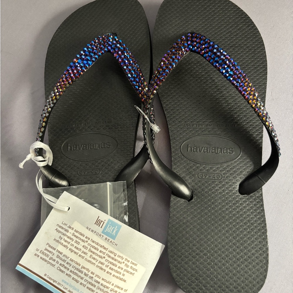 Havaianas with Swarovski Crystals